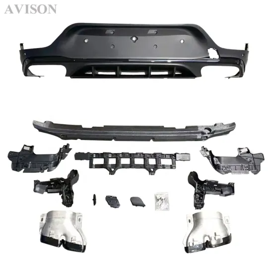 Rear Diffuser for Mercedes-Benz GLC Coupe C253 and GLC200/250/260/300/63 Facelift