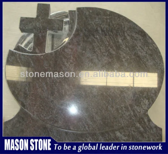 monument cross slab engraved europe style