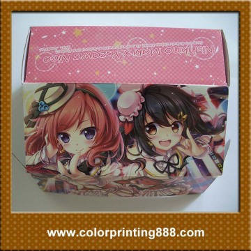 Catoon box with full color for package for gift