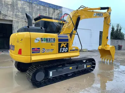 Used Komatsu Excavator PC130 Construction Machine