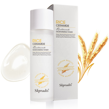 Pure Natural Rice Toner Cruelty-Free Niacinamide Ceramide Face Moisturizer Lotion for All Skin Types