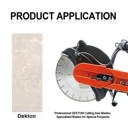 SHDIATOOL 300mm/400mm High-frequency Welded DEKTON Silencing Diamond Saw Blade