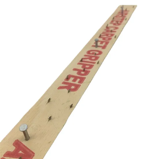 Wood or Concrete Flooring: Using Carpet Gripper Rod and Tack Strip for Installation - ZL-TACK Strip CN;JIA