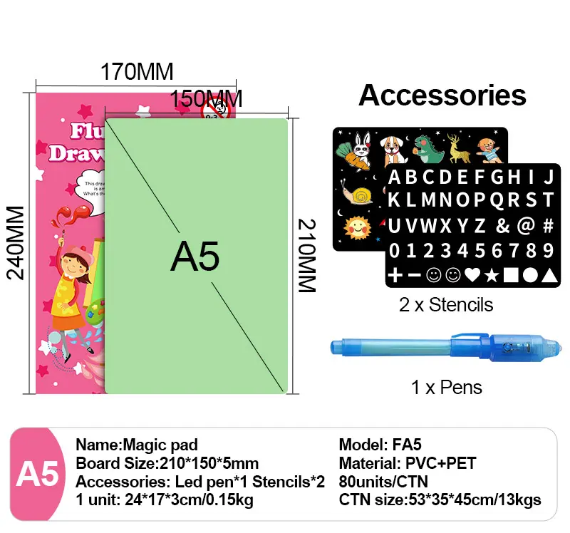 Flourescent Drawing Board