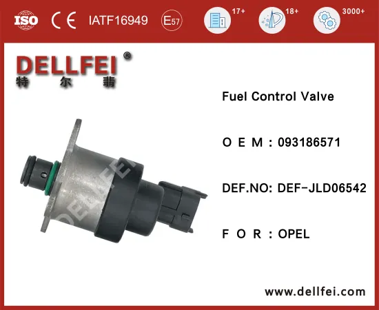 Fuel Rail Pressure Control Valve 093186571 for OPEL