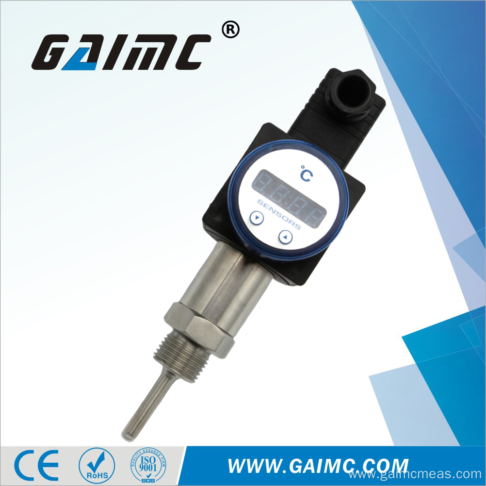 G1/2 SS probe pt100 temperature transmitter 4-20 ma