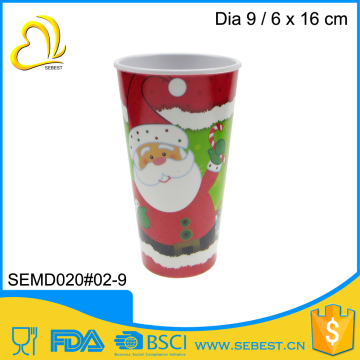 Eco-Friendly wholesale 100% melamine round red plastic cups