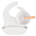 Pure Color Silicone Baby Dinner Set