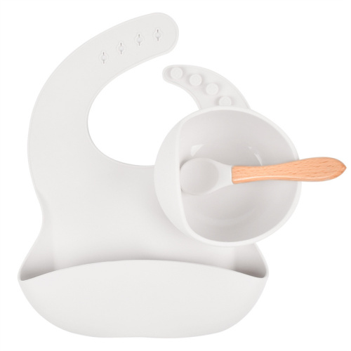 Pure Color Silicone Baby Diner Set