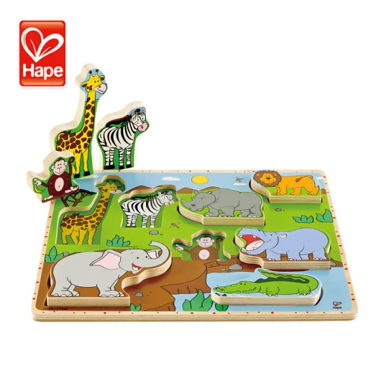 Competitive price safe material wooden cube puzzle