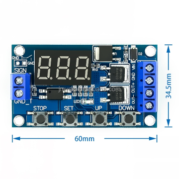 DC 12V/24V Dual MOS LED Digital Time Delay Relay Timer Switch Module