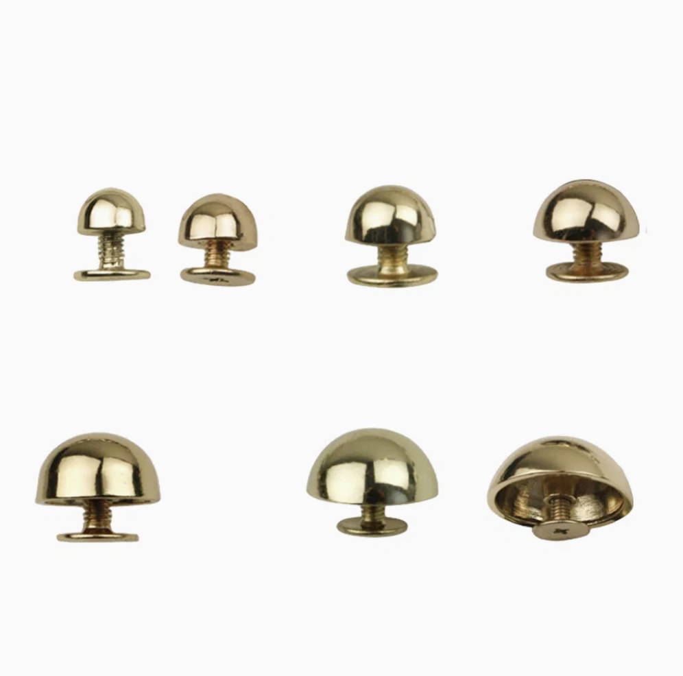Handbag titanium fasteners