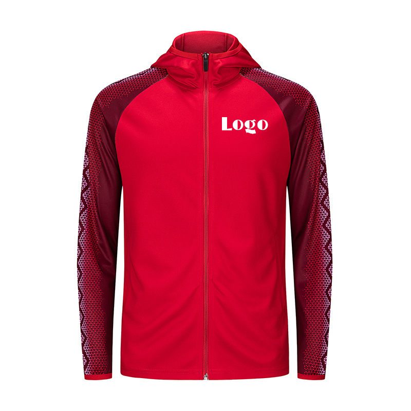Lightweight Men's Polyester Pullover Hoodie Sport Jacket