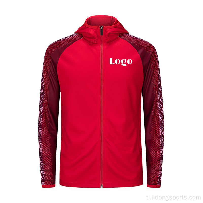 Magaan ang polyester pullover hoodie sport sport jacket