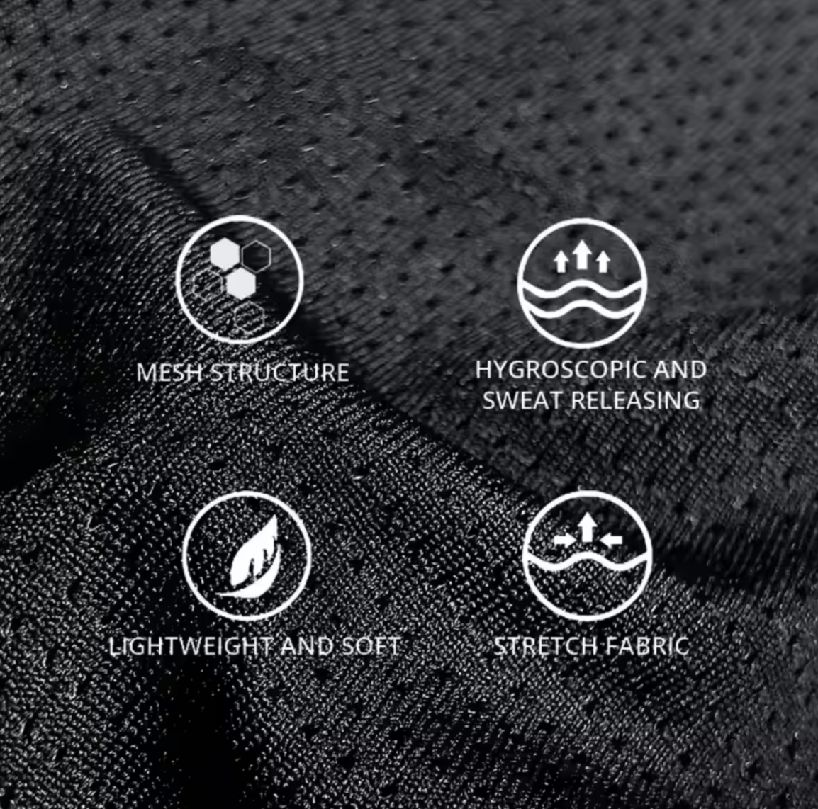 Elastic mesh fabric for kids