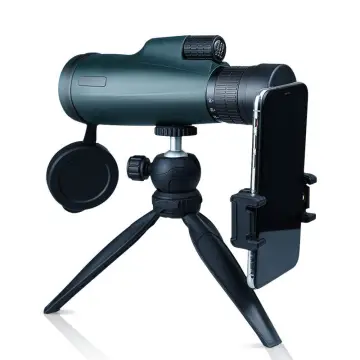 Compact HD Monocular Telescope with Phone Adapter (10-30x50 Zoom)
