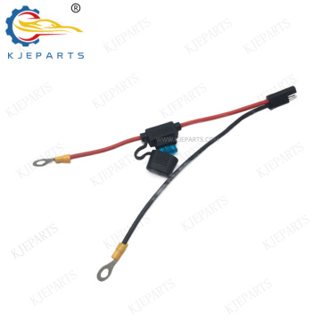 2 Pin Adapter SAE Power Cord with Fuse for Automotive Wire Harness