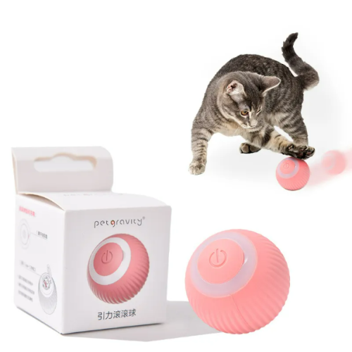 Pet Toy Ball Feather Playing Cat Ball Toy