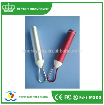 Outdoor travel mountaineering deduction power bank portable single - cell phone cylindrical gift customized power bank