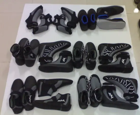 5mm women rubber neoprene diving boots OEM