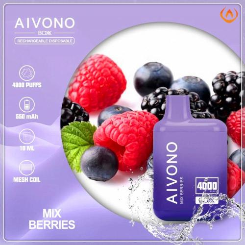 Оптовая одноразовая vape aivono 4000 puffs oem доступен