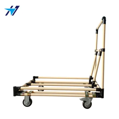 Workshop lean tube flatbed trolley