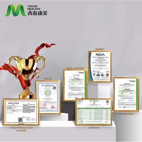 Natūralūs kaempferolio milteliai, skirti padengti uždegimą