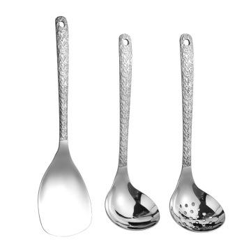 3 PCS 304 Stainless Steel Japanese Thickened Long Handle Soup Spoons