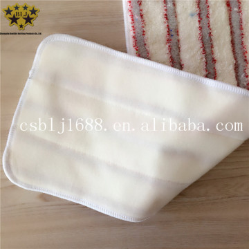 Coral Fleece With Hard Silk Mop pads Red Color floor cleaning head china supplier