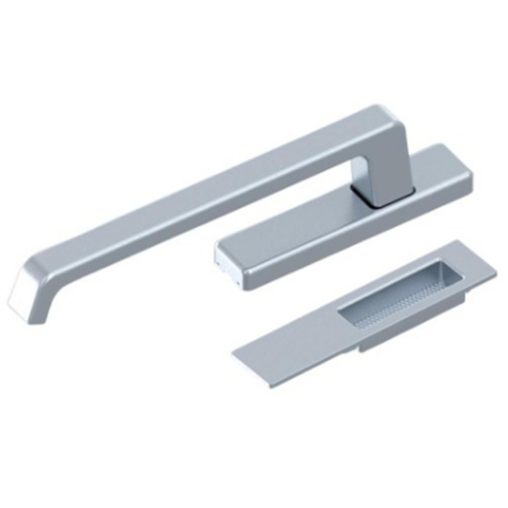 Box of Handles for Lift and Slide Door, handles for lift and slide Door, Lift and Slide Door System Silver Color