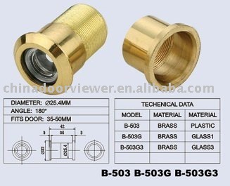 Door Viewer With Glass Lens (B-503)