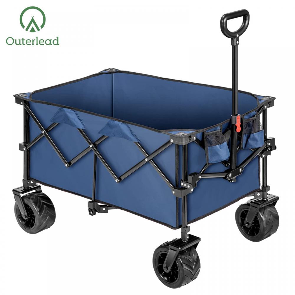 Overlead Outdoor Camping Cart с универсальными широкими колесами