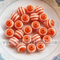 8-12MM Bijoux Résine Stripe Chunky Beads