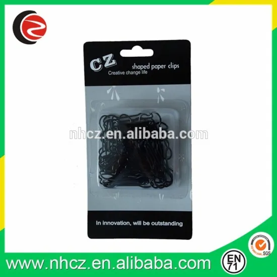 Unique beautiful shapes colorful paper clip