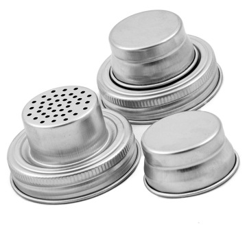 SS 304 Stainless Steel Mason Jar Lids with Hole