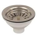 White pop up Kitchen sink drainer with strainer