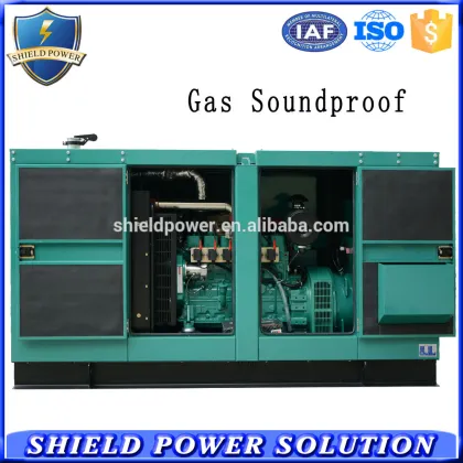 150KV Soundproof Biogas Generator Set Biogas Powered Generators