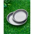 Ultralight Titanium Plate Portable Dinner Dish for Camping