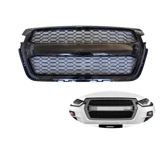 Racing Grills Front Hood Bumper Grill Cover for Dmax 2021 - 4x4 Auto Replacement Accessories