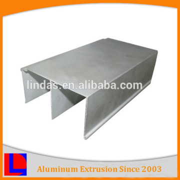 Mill finish square shape aluminum railings for outdoor stairs