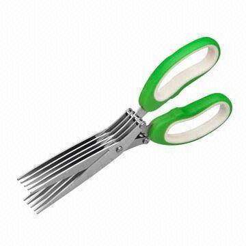 Layer Scissor, Made of Stainless Steel, Plastic Handle