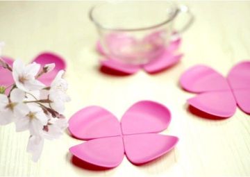 Durable Silicone Coasters With Soft Rubber And Customized Size
