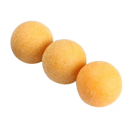 3pcs/lot 36mm Yellow Matte Soccer Table Football Foosball Balls Sports Entertainment Soccer Tables Ball Promotion Wholesale
