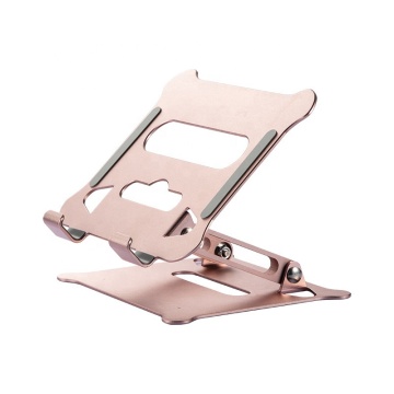 Customizable Aluminum Foldable Laptop Stand: Portable Desk Table Holder for Enhanced Comfort and Efficiency