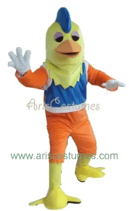 bird mascot costume advertising mascot