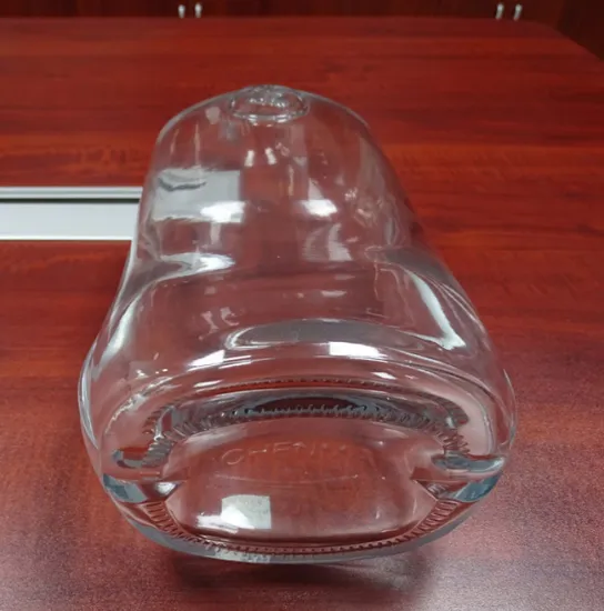 Clear Glasses Bottle With Cork Top Weight Empty Wine Bottles 3000ML