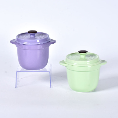 Batterie de cuisine Mini Casserole en Céramique Colorée