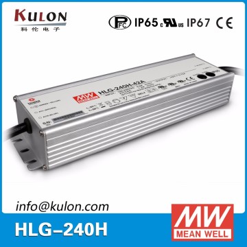 Single output HLG-240H-36 outdoor adjustable 240w 42v led driver