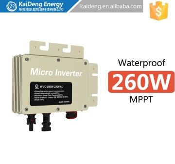 260w new system Waterproof IP67 grid tie micro inverter+modem+ filter