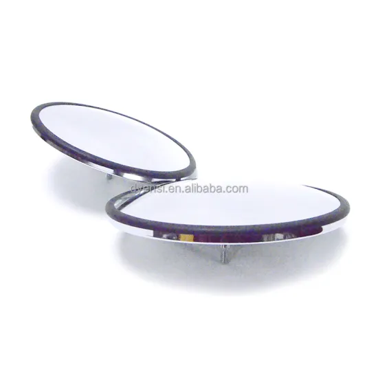 5/6/7/8 Inch Stainless Steel Panoramic Rearview Mirror - Chrome Car Side Convex Mirror (1 Pcs)